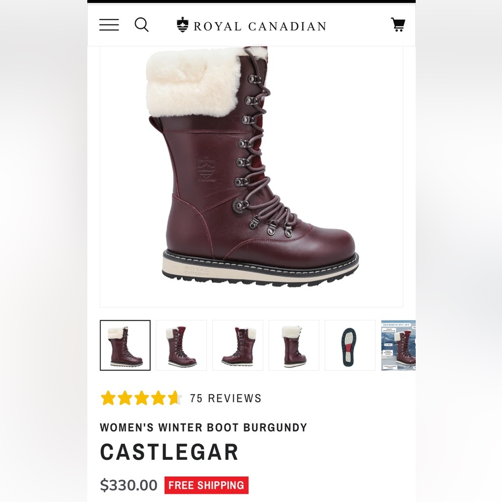 Royal Canadian Collective Castlegar Boots